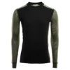 Aclima WoolNet Hybrid Crewneck M's Jet Black/Olive Night/Dill -Hengel Pro Verkoopwinkel 105881r 1