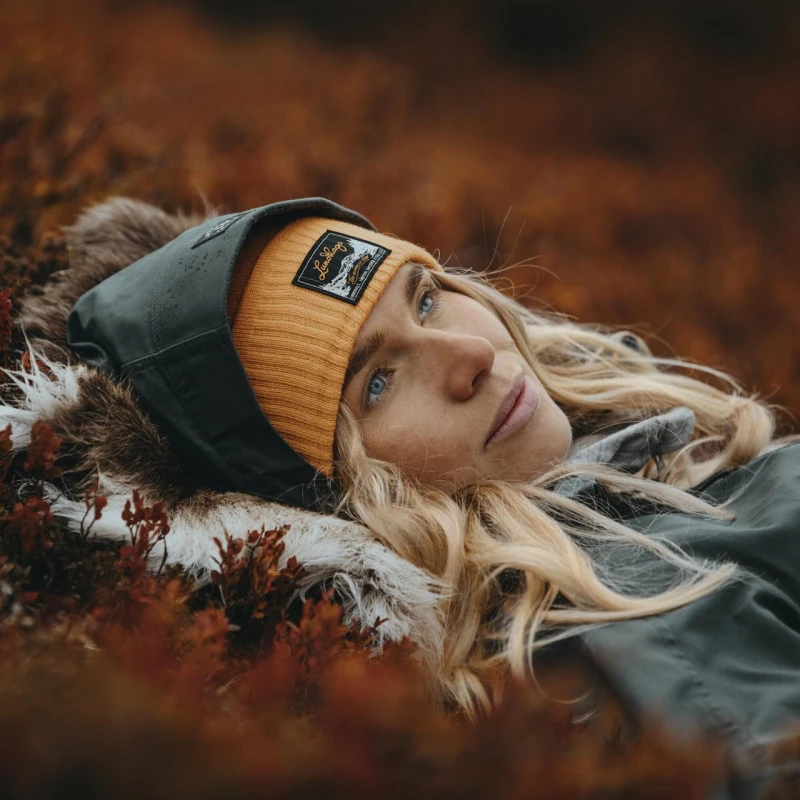 Lundhags Knak Beanie Gold 6 Lundhags Knak Beanie Gold - Image 4