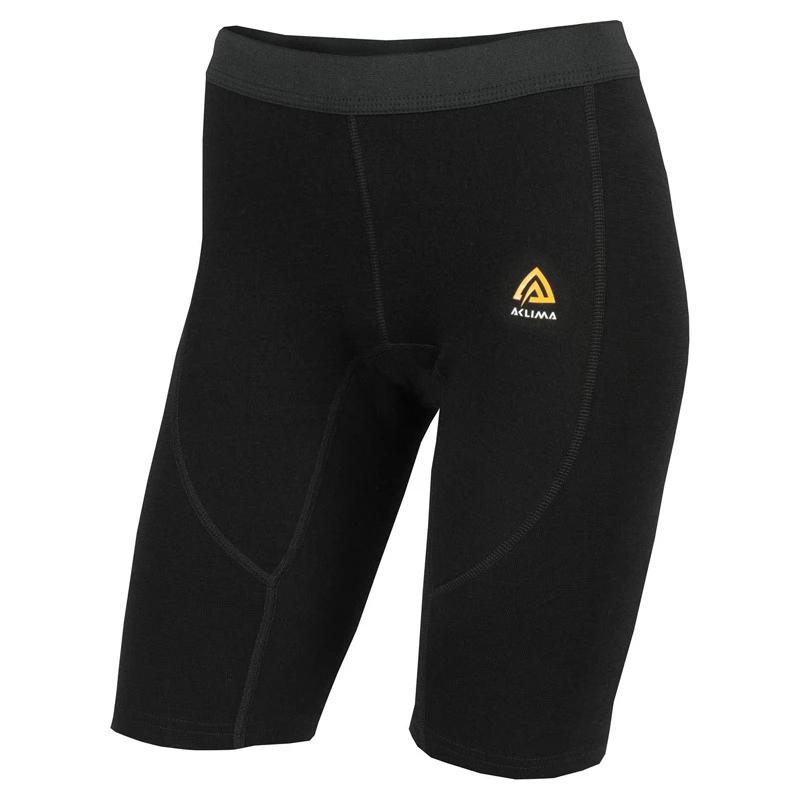 Aclima WarmWool Shorts (Long) Woman, Jet Black 3 Aclima WarmWool Shorts (Long) Woman, Jet Black