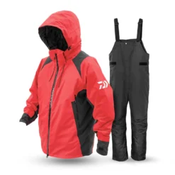 Daiwa DW-3420E Rainmax Hiloft Winter Suit Red/Black