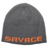 Savage Gear Logo Beanie, Rock Grey/Orange -Hengel Pro Verkoopwinkel 73738 1