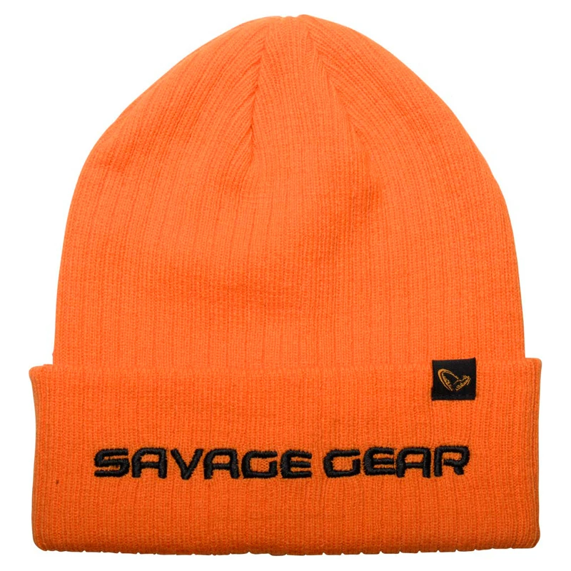 Savage Gear Fold-Up Beanie, Sun Orange 3 Savage Gear Fold-Up Beanie, Sun Orange
