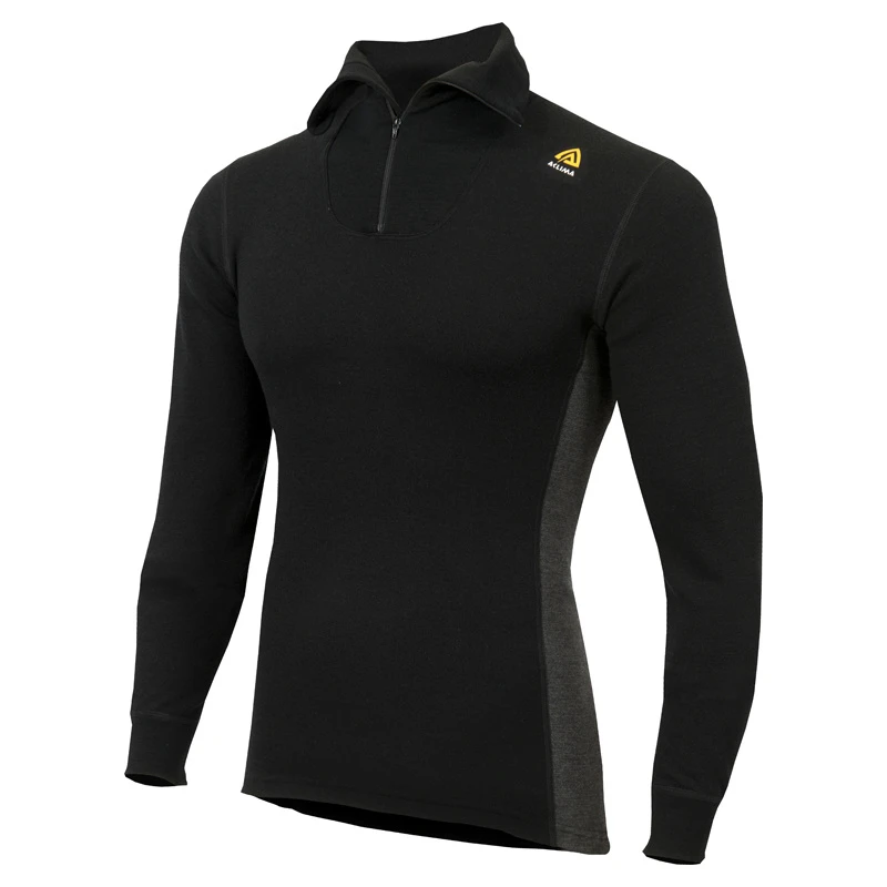 Aclima WarmWool Polo M's Jet Black 3 Aclima WarmWool Polo M's Jet Black