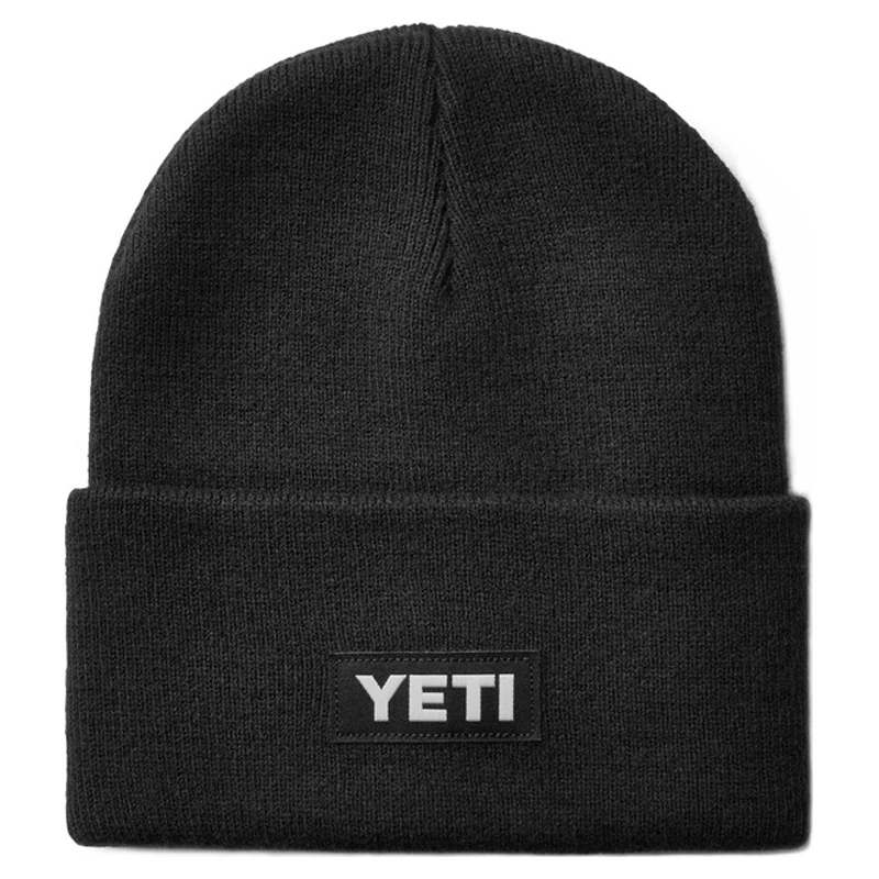 Yeti Logo Badge Knitted Black 3 Yeti Logo Badge Knitted Black