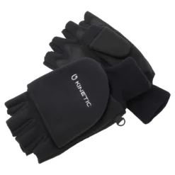 Kinetic Wind Stop Foldover Mitt Black
